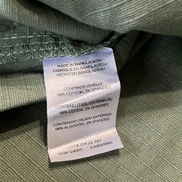 Onia All Terrain Cotton Stretch Ripstop Overshirt in Sea Moss Green Size L NWT - Picture 7 of 8